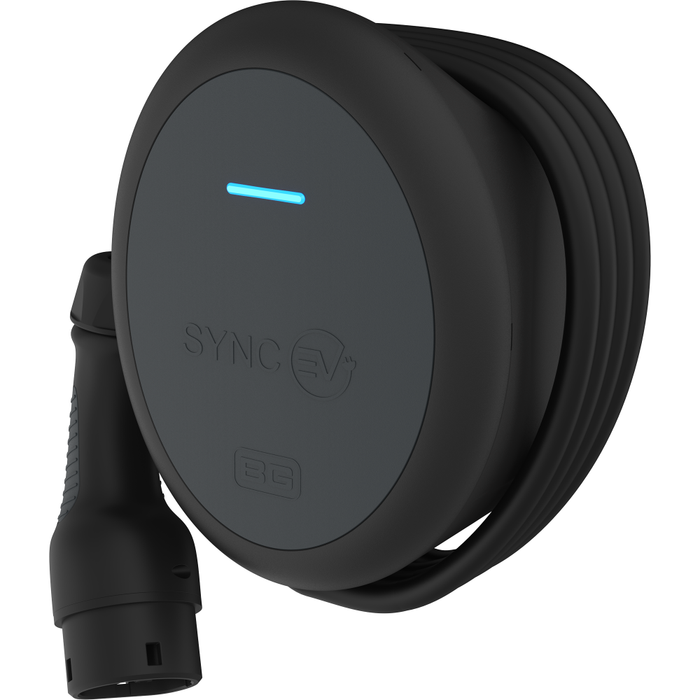 BG SyncEv 7.4kw Single Phase Tethered Charger Wi-Fi EVT77G