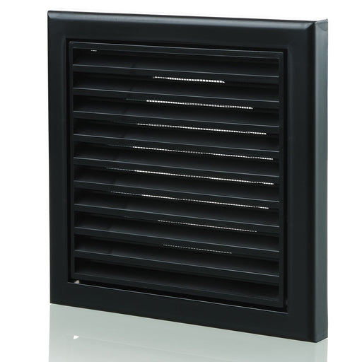 Blauberg 100mm Fixed Grille - Black Available from RS Electrical Supplies