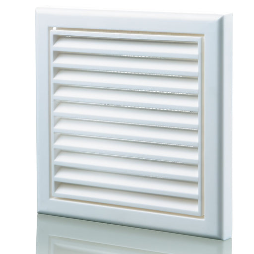 Blauberg 100mm Fixed Grille - White Available from RS Electrical Supplies