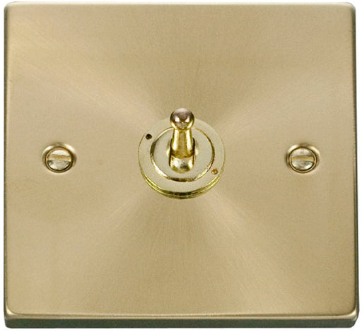 Click-Deco-Satin-Brass-1G-Toggle-Switch-VPSB421-Available-from-RS-Electrical-Supplies