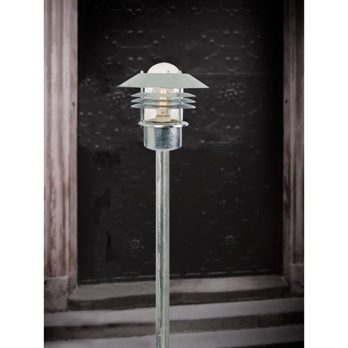 Nordlux Vejers Galvanised Steel Garden Post Light 25118031