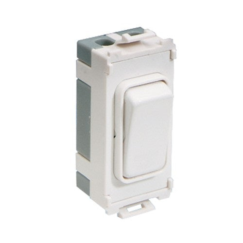 Schneider Ultimate White 10A 2 Way Grid Module GUG102W Available from RS Electrical Supplies