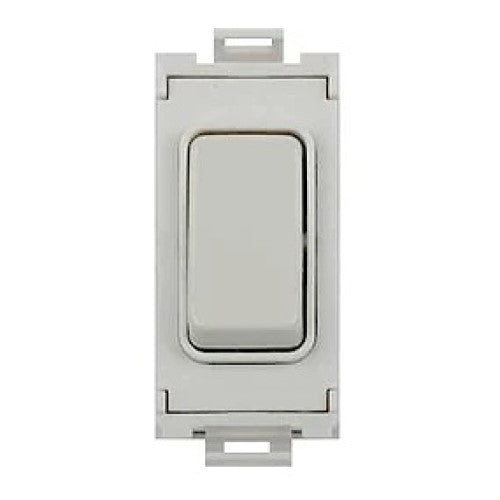 Schneider Ultimate White Metal 10A 2 Way Retractive Grid Module GUG102RWPW Available from RS Electrical Supplies