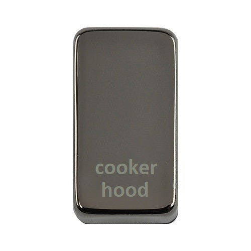 Schneider Ultimate Black Nickel Cooker Hood Rocker Cap GUGRCHBN Available from RS Electrical Supplies