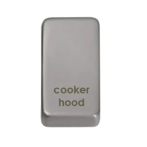 Schneider Ultimate Pearl Nickel Cooker Hood Rocker Cap GUGRCHPN Available from RS Electrical Supplies