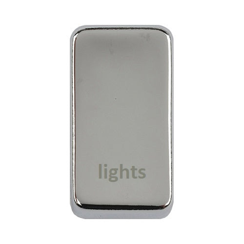 Schneider Ultimate Polished Chrome Lights Rocker Cap GUGRLIMS Available from RS Electrical Supplies