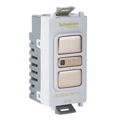 Schneider Ultimate Stainless Steel Electronic Dimmer Grid Module GUGEMDIMWSS16 Available from RS Electrical Supplies