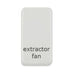 Schneider Ultimate White Metal Extractor Fan Rocker Cap GUGREFPW Available from RS Electrical Supplies