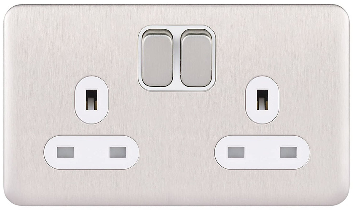 Schneider_Lisse_Deco_Stainless_steel_white switches and sockets
