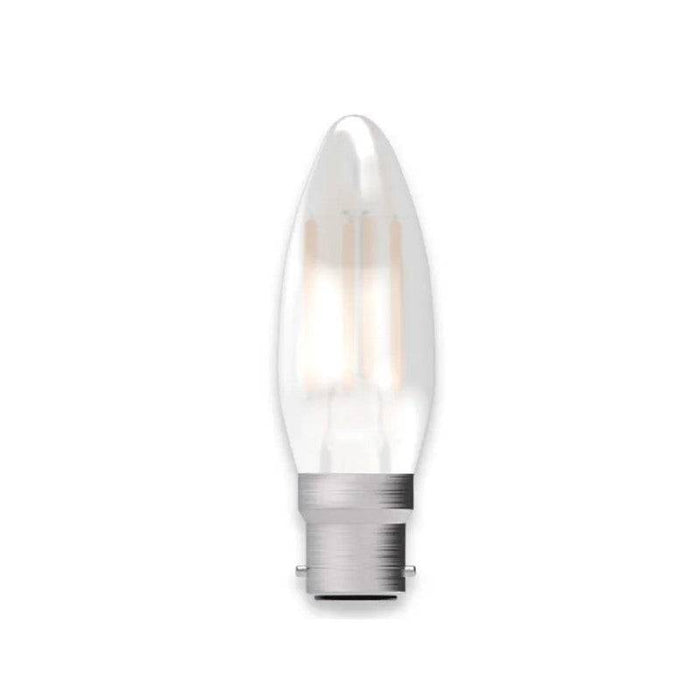BELL 3.3W LED Dimmable Candle BC Satin 60721 formerly 05312