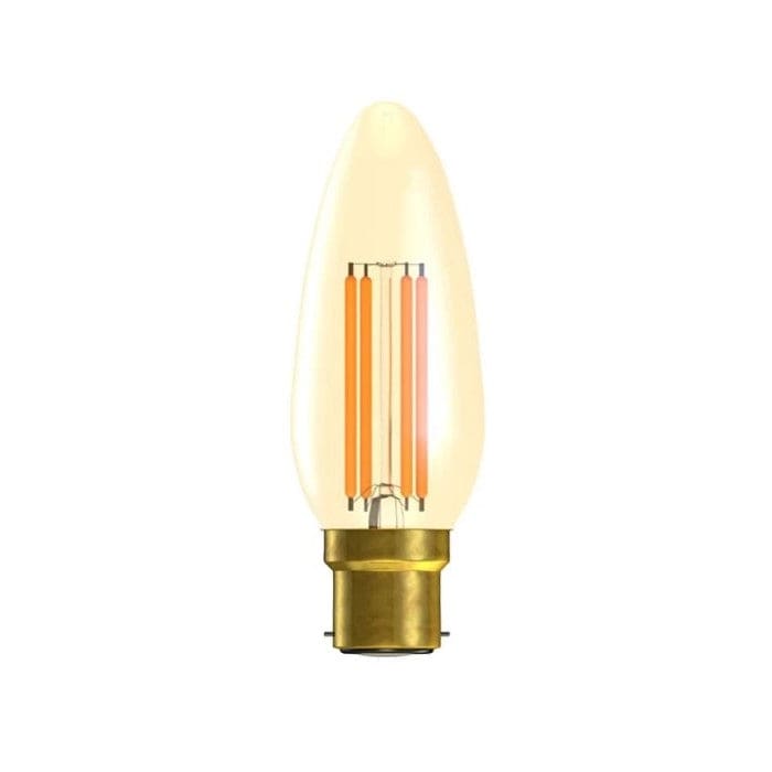 BELL Vintage 3.3W LED Dimmable Candle BC Amber 60811 formerly 01451