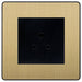 BG Evolve Satin Brass 2A Unswitched Socket PCDSB2AUSSB Available from RS Electrical Supplies