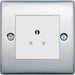BG Nexus Metal Polished Chrome 2A Unswitched Socket NPC28W Available from RS Electrical Supplies