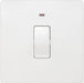 BG Evolve Pearl White 20A Double Pole Switch with LED PCDCL31W Available from RS Electrical Supplies