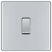 BG Nexus Screwless Polished Chrome 20A Double Pole Switch FPC30 Available from RS Electrical Supplies