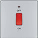 BG Nexus Screwless Polished Chrome 45A Cooker Switch FPC74 Available from RS Electrical Supplies