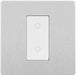 BG Evolve Brushed Steel 1G  Master Touch Dimmer Switch PCDBSTDM1W Available from RS Electrical Supplies