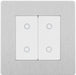 BG Evolve Brushed Steel 2G Master Touch Dimmer Switch PCDBSTDM2W Available from RS Electrical Supplies