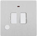 BG Evolve Brushed Steel 13A Switched Spur with LED and Flex Outlet PCDBS52W Available from RS Electrical Supplies