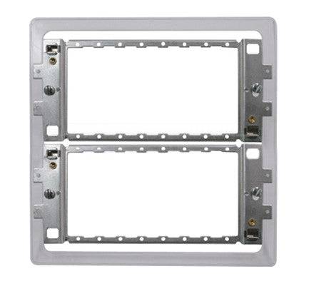 BG Nexus Metal & Moulded PVC Grid Frame RFR34 (PK of 2) Available from RS Electrical Supplies