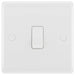 BG White Moulded 1G 1W Light Switch 811 Available from RS Electrical Supplies