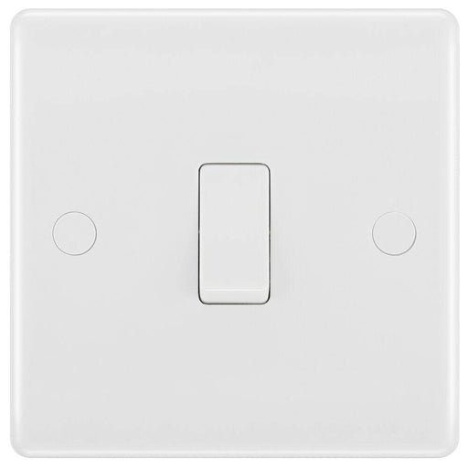 BG White Moulded 1G 2W Light Switch 812 Available from RS Electrical Supplies
