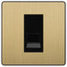 BG Evolve Satin Brass Secondary Telephone Socket PCDSBBTS1B Available from RS Electrical Supplies