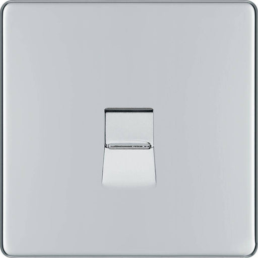 BG Nexus Screwless Polished Chrome Master Telephone Socket FPCBTM1 Available from RS Electrical Supplies