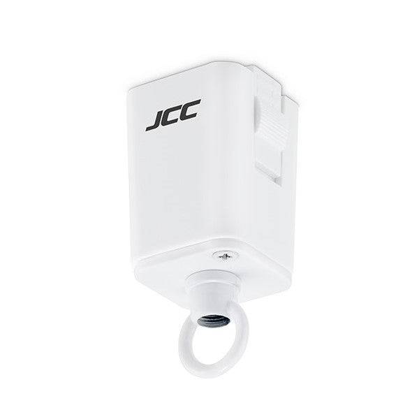 JCC Mainline Pendant Suspension Track Adaptor White JC14011WH