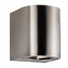 Nordlux CANTO 2 Stainless Steel Outdoor Wall Light 49701034 Available from RS Electrical Supplies