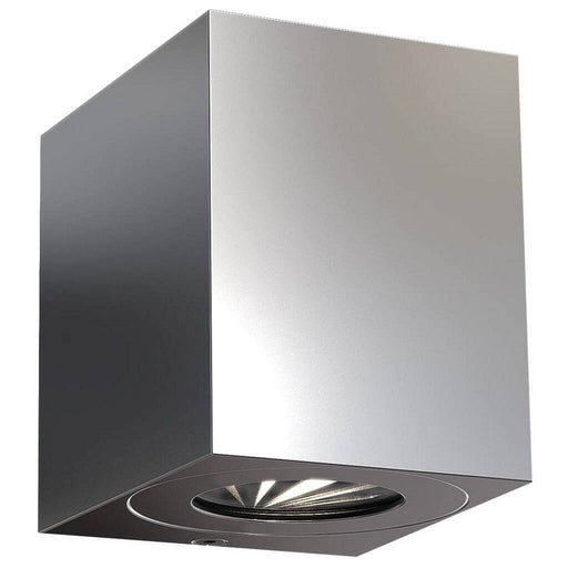 Nordlux CANTO Kubi 2 Stainless Steel Outdoor Wall Light 49711034 Available from RS Electrical Supplies