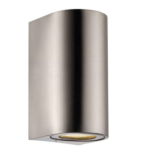 Nordlux CANTO Maxi 2 Stainless Steel Outdoor Wall Light 49721034 Available from RS Electrical Supplies