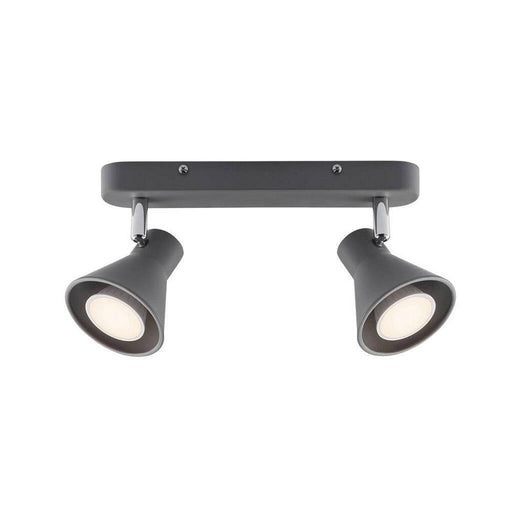 Nordlux Eik Grey Double Ceiling Spotlight 45770110 Available from RS Electrical Supplies