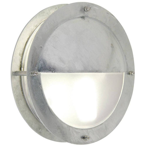 Nordlux Malte Half Shade Galvanised Outdoor Wall Light 21841031 Available from RS Electrical Supplies