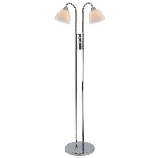 Nordlux Ray Dim Chrome Double Floor Lamp 72224033 Available from RS Electrical Supplies
