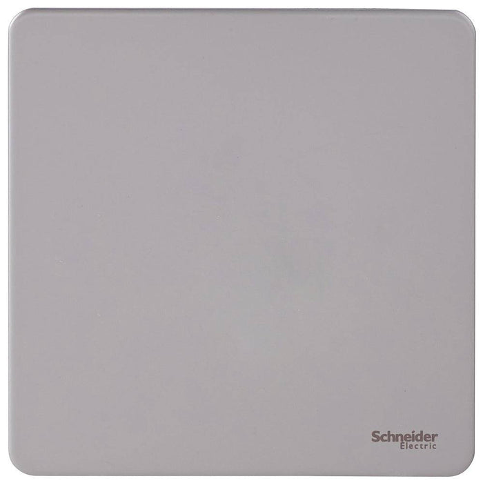 Schneider Ultimate Screwless Pearl Nickel Single Blank Plate GU8410PN