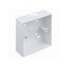 Conduit & Trunking PVC Back Box XB1/U Available from RS Electrical Supplies