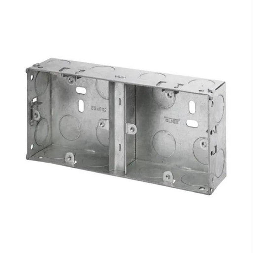 Scolmore Dual 35mm Back Box WA099 Available from RS Electrical Supplies