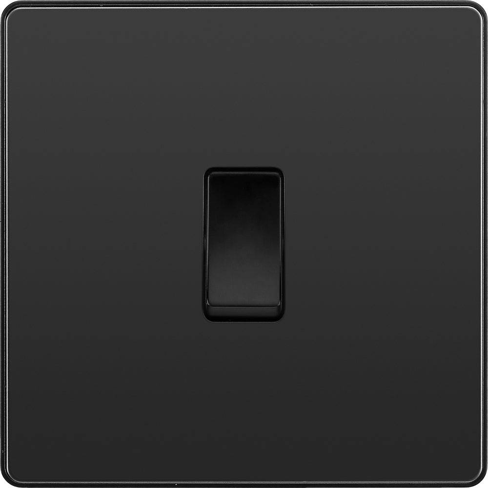 BG Evolve Black Chrome Light Switches available from RS Electrical Supplies