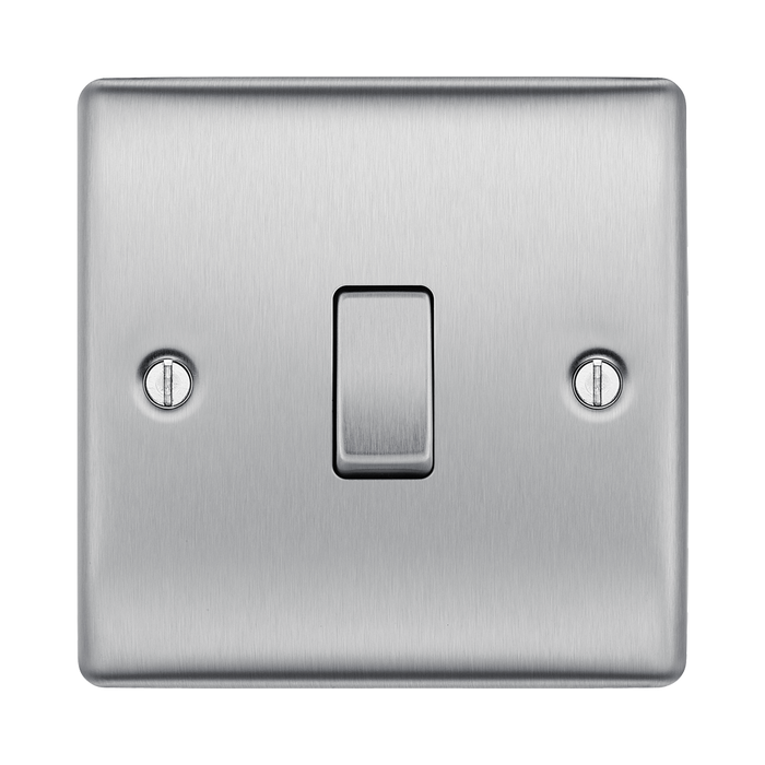 BG Nexus Metal Brushed Steel Sockets & Switches