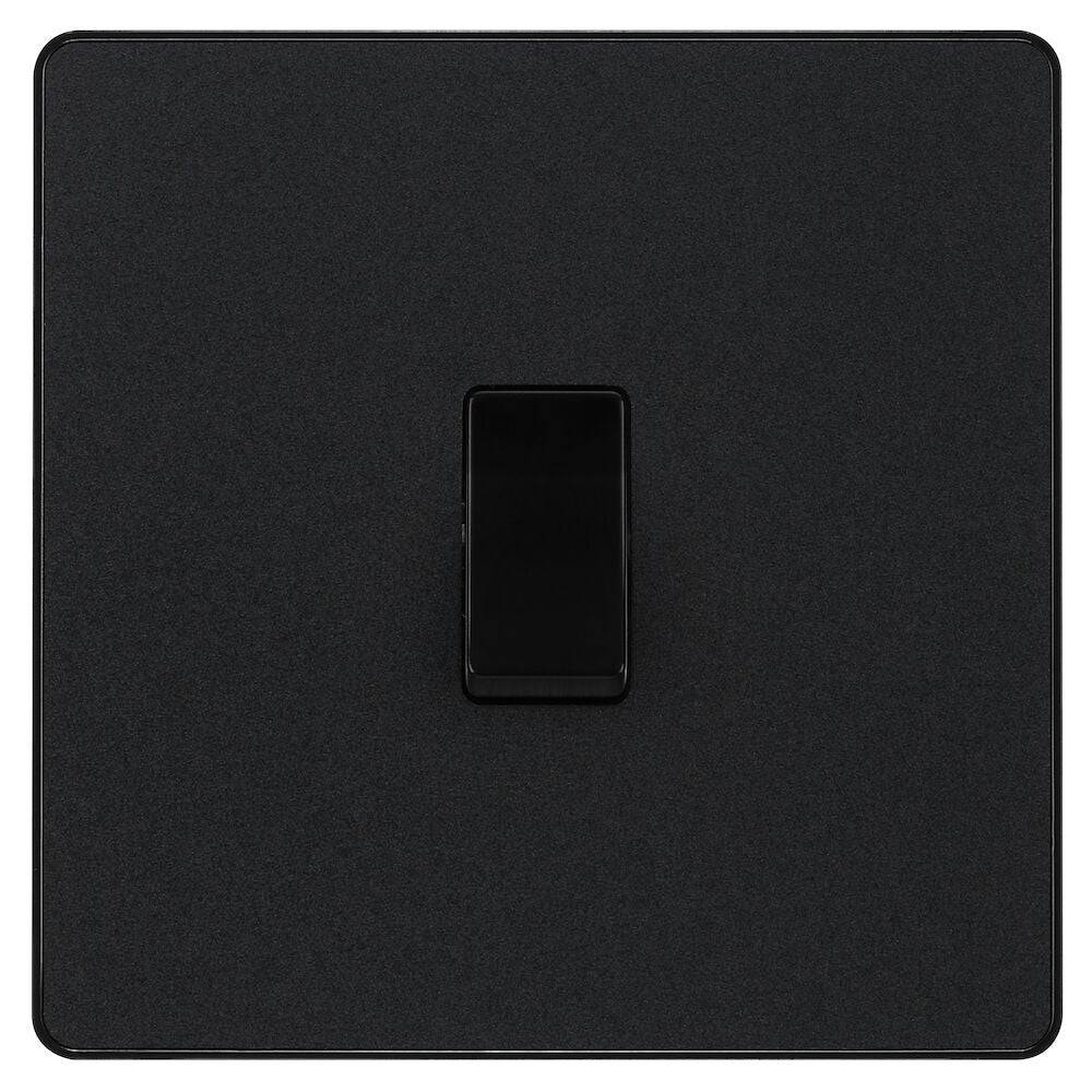 BG Evolve Matt Black Intermediate Switches available from RS Electrical Supplies