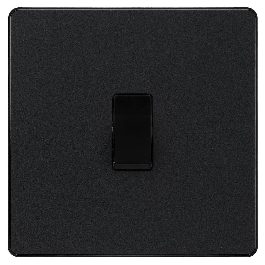 BG Evolve Matt Black Light Switches