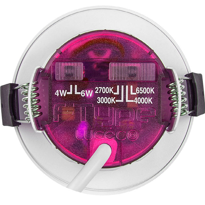 Luceco FType Elite Flat Fire Rated Downlight Colour Selectable PTF6WCCT - additional view 3