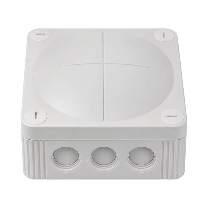 Wiska 308 Combi Empty Enclosure Grey 85 x 85 x 51mm 10060400 - front view