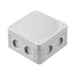 Wiska 308 Combi Empty Enclosure Grey 85 x 85 x 51mm 10060400 - angled view