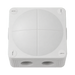 Wiska 308 Combi Empty Enclosure Grey 85 x 85 x 51mm 10060400 - above view