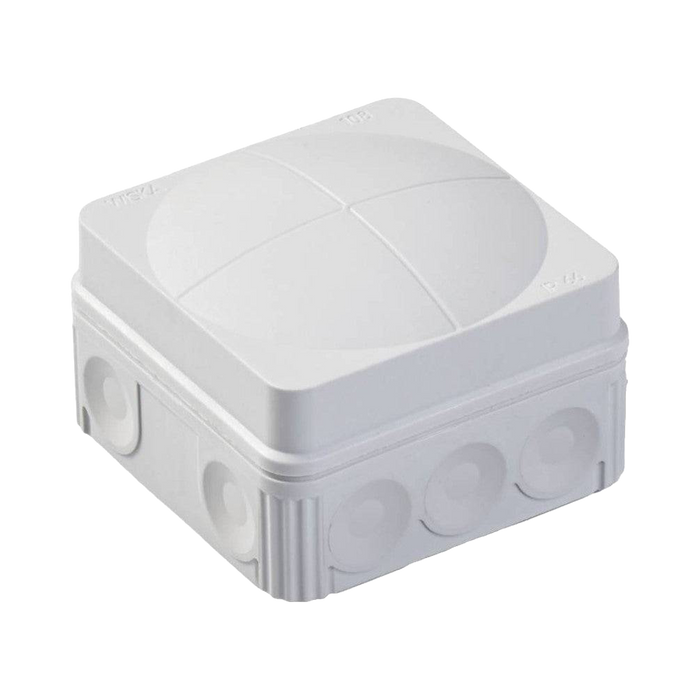 Wiska 108 Combi Empty Enclosure Grey 76 x 76 x 51mm 10060522 - front view