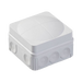 Wiska 108 Combi Empty Enclosure Grey 76 x 76 x 51mm 10060522 - front view