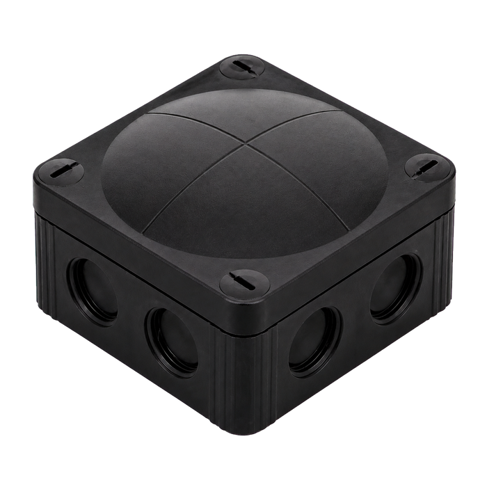 Wiska 308 Combi Empty Enclosure Black 85 x 85 x 51mm 10060581