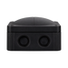 Wiska 308 Combi Empty Enclosure Black 85 x 85 x 51mm 10060581 - side view